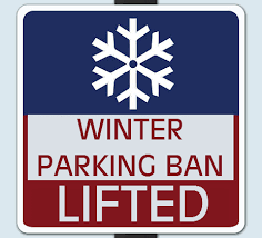 Winter parking ban lifted